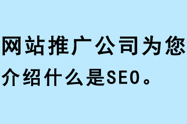 網站推廣公司為您介紹什么是SEO
